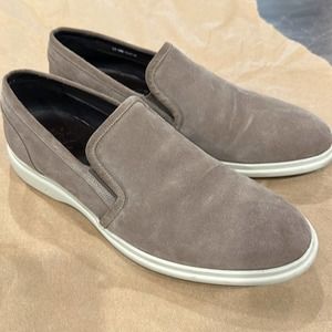Deck shoes George Brown Bilt Suede Loafer Gray Mens Size 10 Casual Slip On
